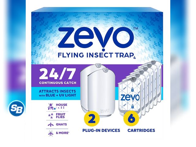 Lot 58-83814 - Zevo MAX Bug Catcher &amp; Fly Trap for Indoor- Flying Insect Trap for Gnat, House &amp; Fruit Flies...