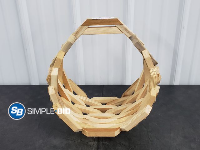 Lot 58-29966 - Wooden Hand Made Basket