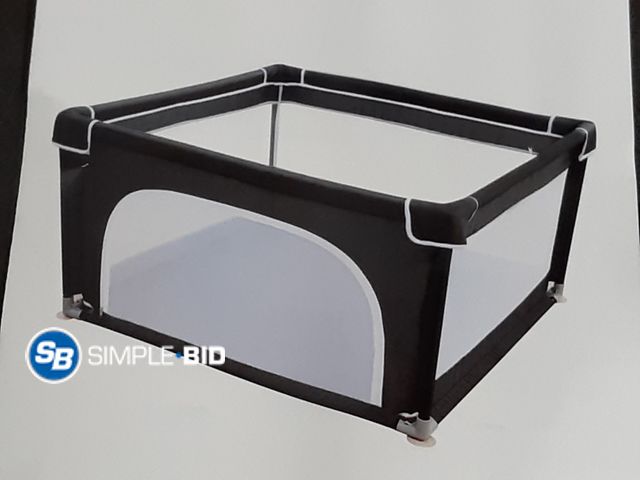 Lot 58-35456 - Baby Playpen with Carrying Bag , Grey - Open Box / Light Use