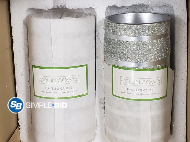 Lot 58-68592 - Set of (2)  Colin Cowie Flameless Candles - LED