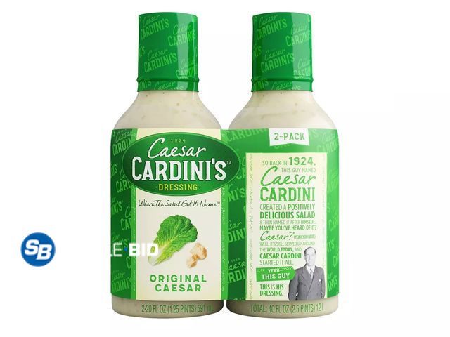 Lot 58-71925 - Cardini's® The Original Caesar Dressing 2-20 fl. oz. Bottles - unopened