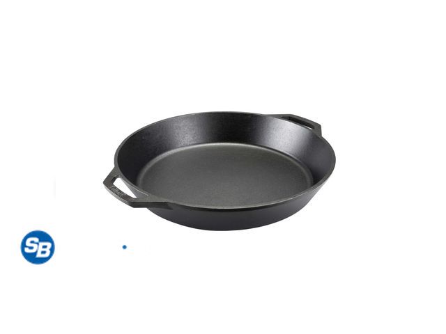 Lot 58-60485 - New Lodge 15" Dual Handle Cast Iron Seasoned Pan