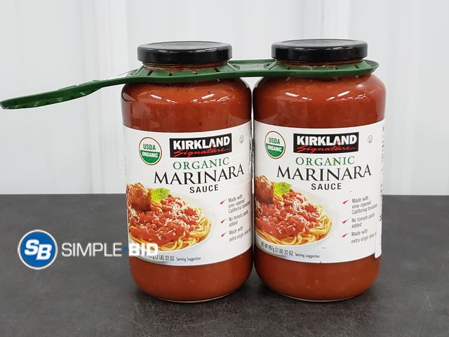 Lot 58-30980 - Lot of (2) Kirkland Organic Marinara Sauce - unopened