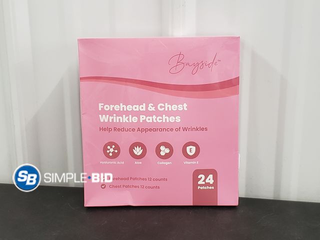 Lot 58-61841 - Bayside Forehead &amp; Chest Wrinkle Patches - 24 Patches