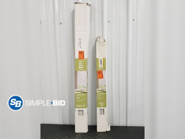 Lot 58-60465 - Lot of (2) Window Blinds -- (1) 35 " X 48" (1) 44" x 72"