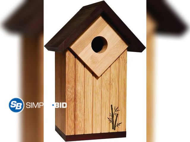 Lot 58-39308 - New Audubon Ultimate Renewable Bamboo Bluebird House