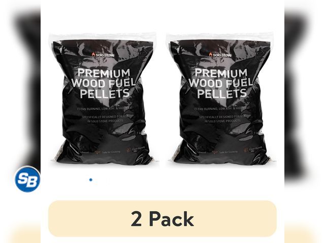 Lot 58-55272 - New (2 pack) Premium Wood Fuel Pellets 1lb Bag