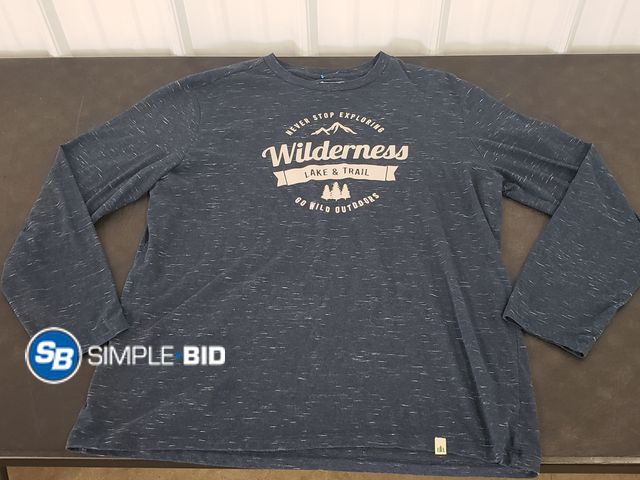 Lot 58-68526 - Lake And Trail Long Sleeve T Shirt - Size XL - Light use