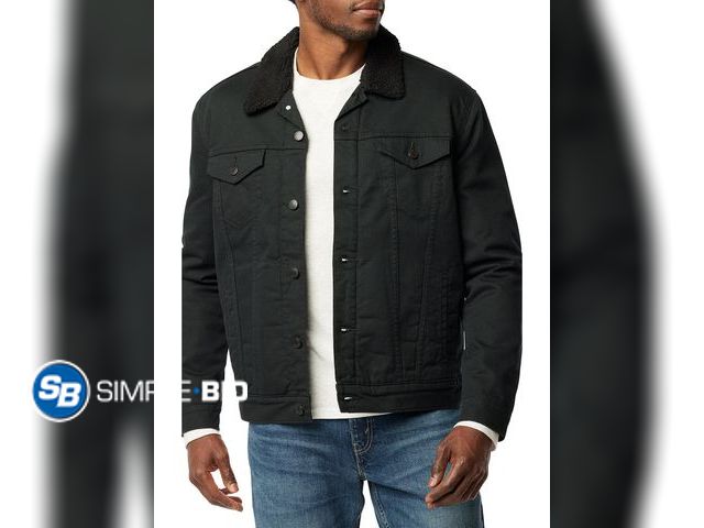 Lot 58-33075 - New Levi Strauss Signature Men's Faux Shearling Trucker Jacket