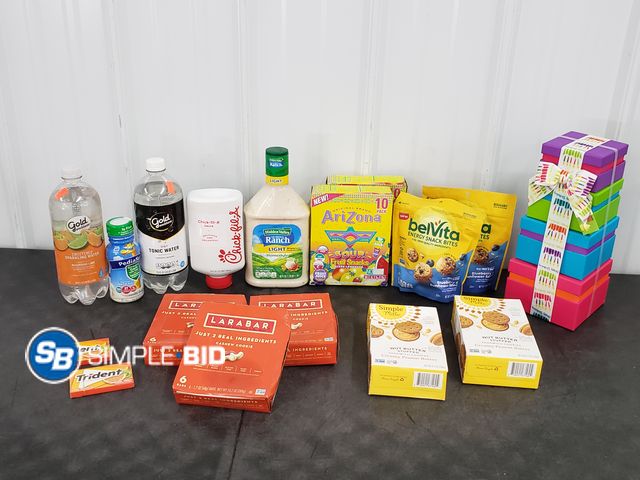 Lot 58-75738 - FOOD LOT! Lot of Various food unopened - expired