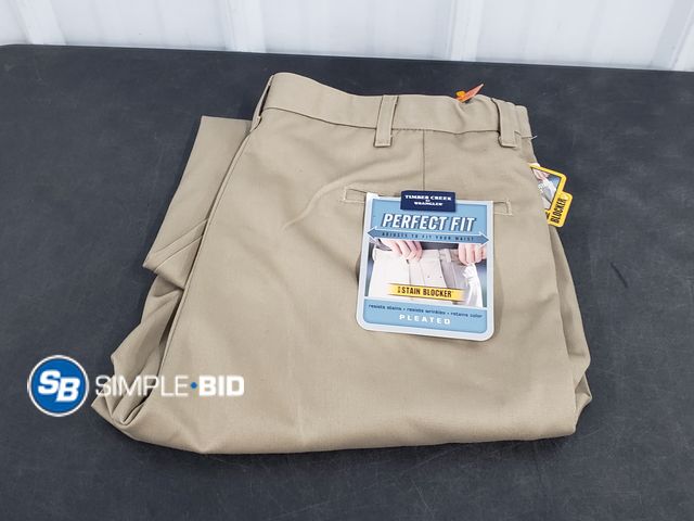 Lot 58-74205 - Timber Creek By Wrangler Work Pants - Size 38 x 29 NWT