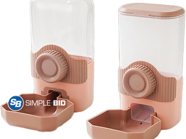 Lot 58-53904 - Chebet Automatic Gravity Pet Feeder Water Dispenser with Adjustable Hanging Hook - Large Capacity fo...