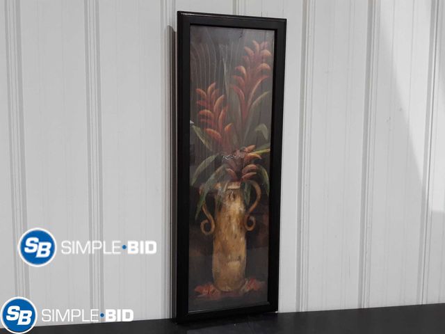 Lot 58-25109 - Tropical Plant Picture 14.5 x 38.5"