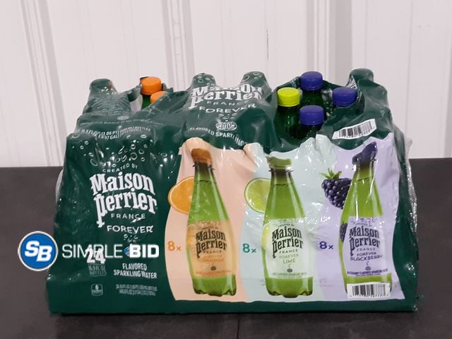 Lot 58-35398 - Maison Perrier Flavored Sparkling water -- Forever Orange -- Forever LIME -- Forever BLACKBERRY - 18...