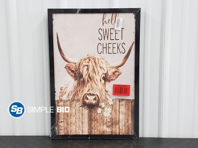 Lot 58-74151 - Hello Sweet Cheeks - Framed Print