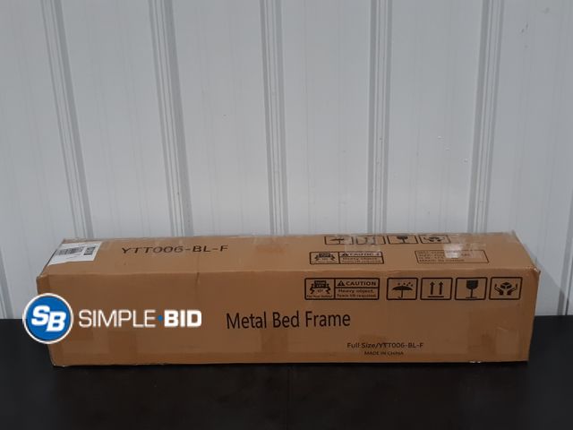 Lot 58-27242 - Metal Bed Frame - Full Size - YTT006-BL-F