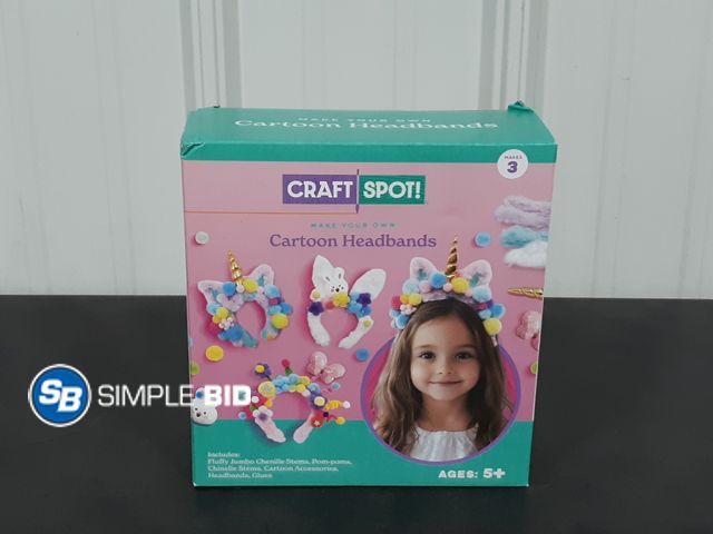 Lot 58-26245 - Craft Spot! Make your Own Cartoon headbands - 3 Pack