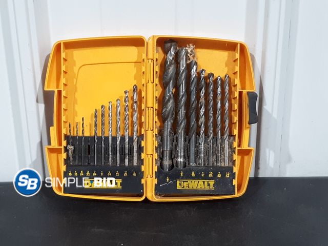 Lot 58-34776 - DeWalt Drill Bit Set with Case