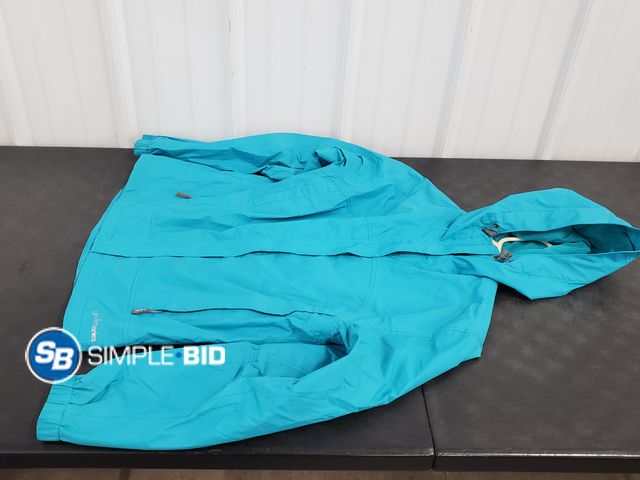 Lot 58-64614 - Gander Mountain Guide Series Rain Jacket, Size Adult S, Teal - Appears Good Used Condition