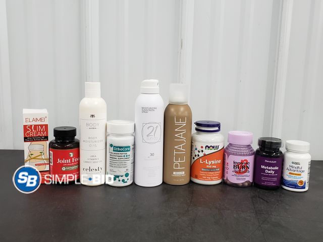 Lot 58-77852 - Lot of Health and Beauty items including Slim Cream, Body Moisturizer, Tanning mist, and much more -...