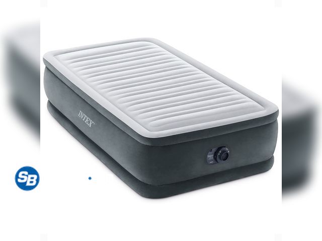 Lot 58-32869 - Intex - Dura-Beam Plus Series Elevated Airbed With IP, Twin - open box - untested