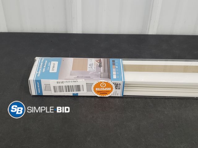 Lot 58-74688 - Cordless Cellular Shade - 100% Blackout - 33" x 64" - Brown Color - Appears Unused