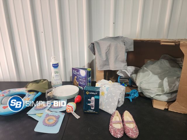 Lot 58-27013 - Lot of INFANT - Toddler items including crib sheets, toys, hats and more - unused