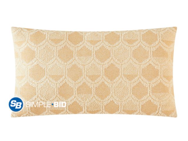 Lot 58-54704 - New Better Homes and Gardens Yellow Bellatos Decorative Pillow For Adults and Teens, 14"x24"
