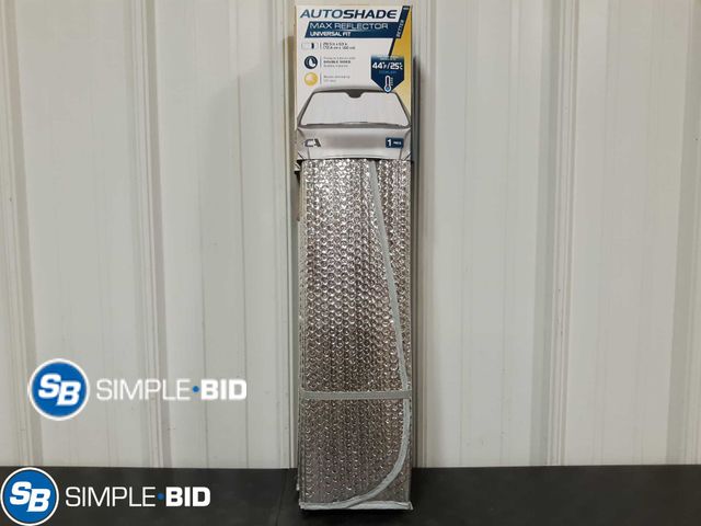 Lot 58-19428 - Lot of (2) Autoshade Max Reflector Universal Fit Sun Shade