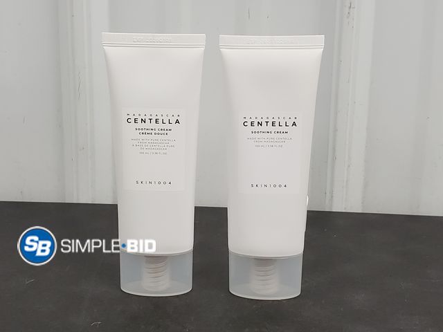 Lot 58-77879 - Lot of (2) New Madagascar Centella Soothing Cream SKIN 1004