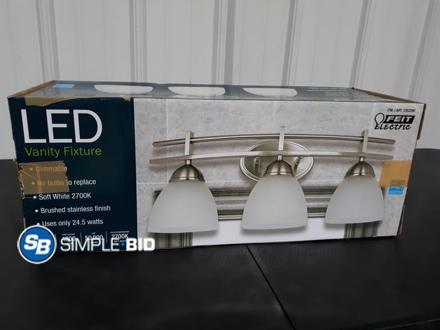 Lot 58-34672 - Feit Electric Vanity Fixture - appears unused