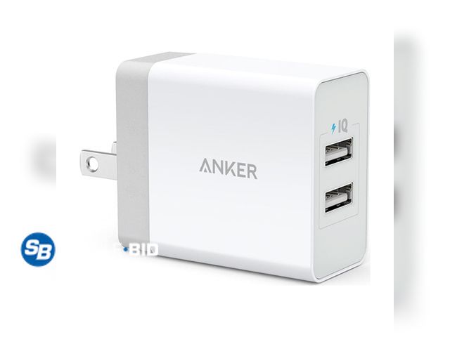 Lot 58-37403 - New Anker 2-Port USB Wall Charger (24W)