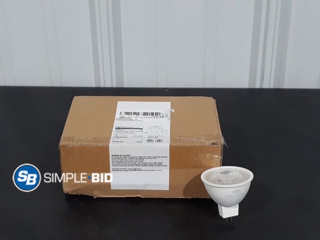 Lot 58-26789 - Track Lighting 6-Pack GU5.3 BI-Pin Base Bulbs