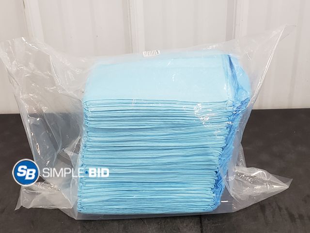 Lot 58-77952 - Pack of Blue Bed Pads
