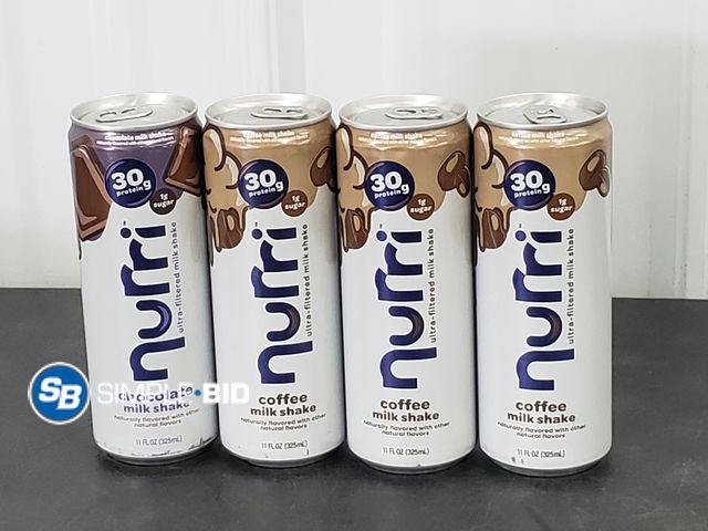Lot 58-68695 - Lot of (4) New NURRI coffee milk shake 11 fl oz each