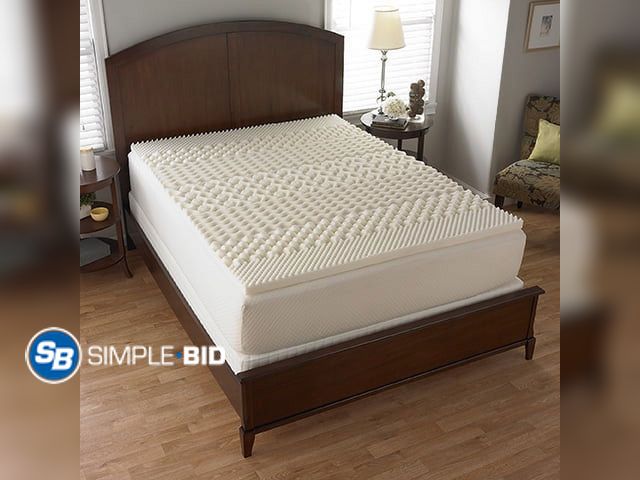Lot 58-27149 - New Mainstays 1.25" 7-Zone Foam Mattress Topper, Full