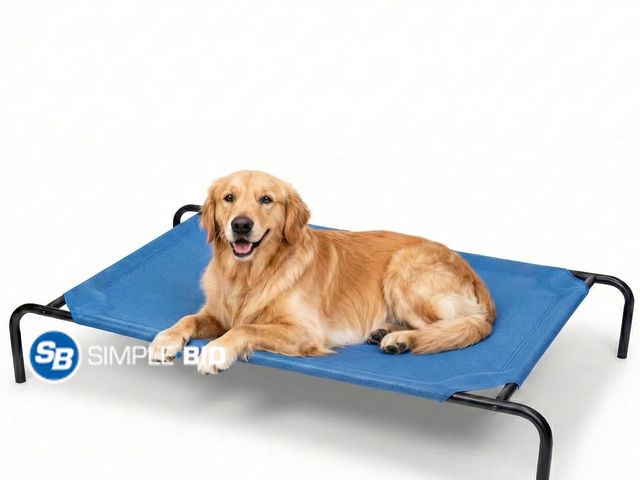 Lot 58-68469 - New STARLATTA Elevated Dog Bed for Large Dogs, Washable Raised Cot with Skid-Resistant Feet, Waterpr...