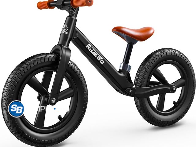 Lot 58-78765 - New Ridego 14 Inch Balance Bike for Kids 3-6 Year Old,Lightweight Kids Bike with Adjustable Seat, Pu...
