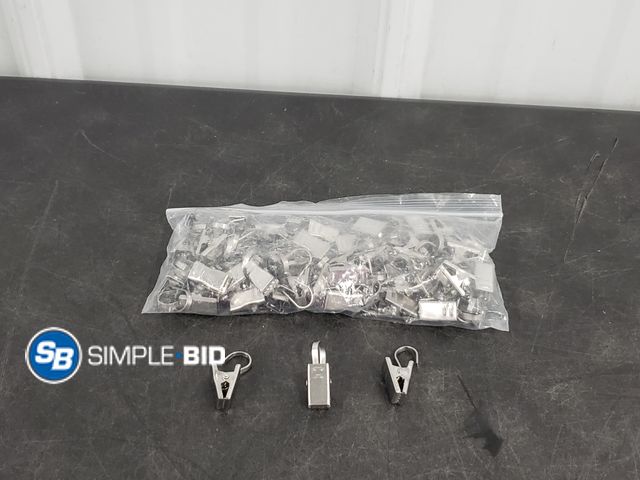 Lot 58-77955 - Bag of Misc Clips for Hanging Things