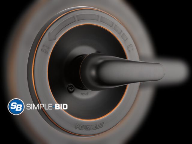 Lot 58-38074 - PEERLESS Valve Only Trim Kit Model: PTT188730-OB - appears unused