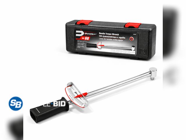 Lot 58-73243 - New Powerbuilt 1/2 Inch Needle Type Torque Wrench Kit - 944050