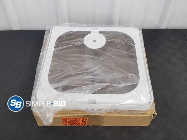Lot 58-74680 - RV Roof Vent Screen - 13.5" x 13.5" - White Color - Appears Unused