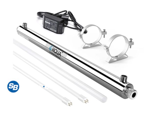 Lot 58-35310 - New HQUA-OWS-12 Ultraviolet Water Purifier Sterilizer Filter for Wholehouse Water Purification, 12GP...