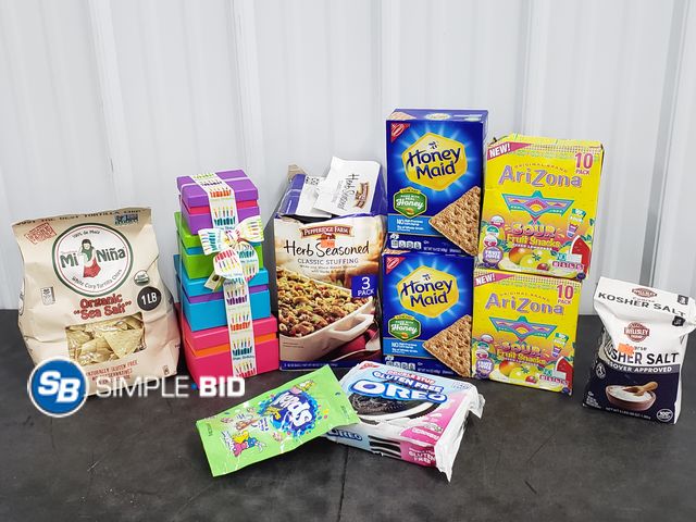 Lot 58-80714 - FOOD LOT! Lot of Various Foods - unopened - expired