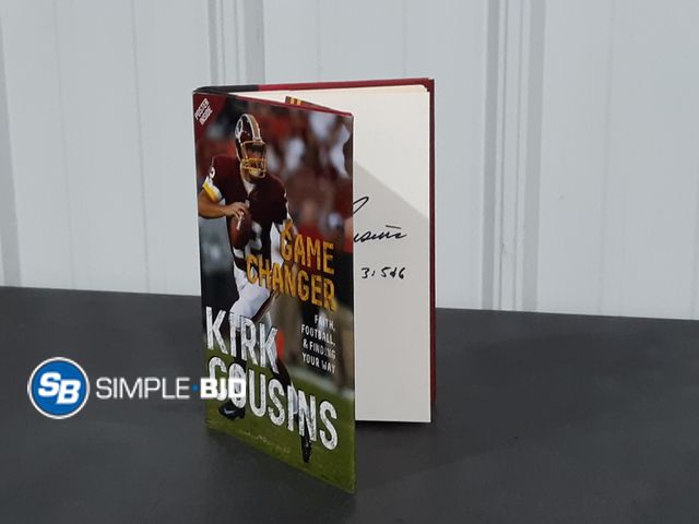 Lot 58-32173 - Game Changer - Faith, Football &amp; Finding your Way - By Kirk Cousins - Autographed!!!