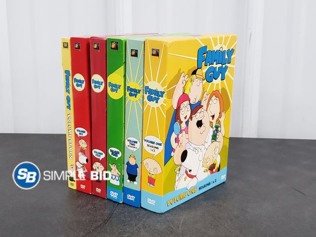 Lot 58-58795 - Family Guy Seasons 1-7 DVDS