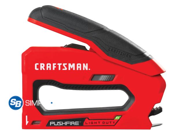 Lot 58-68389 - New Craftsman PushFire 1/4 in. Reverse Squeeze Stapler