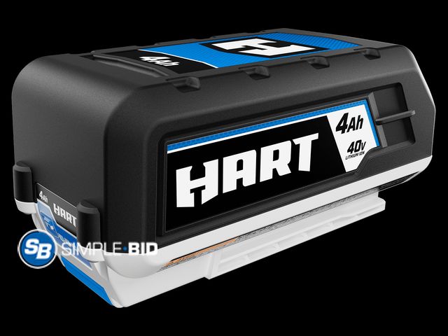 Lot 58-65324 - New HART 40 Volts 4.0Ah Lithium-Ion Battery