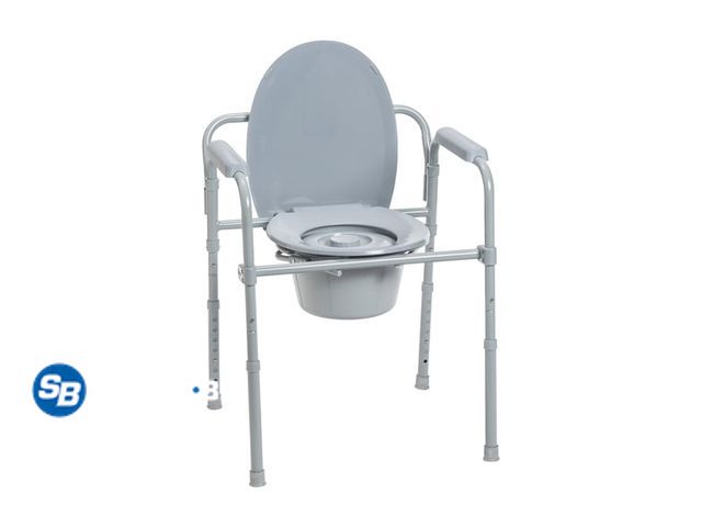 Lot 58-81309 - New Drive Medical Steel Folding Frame Commode
