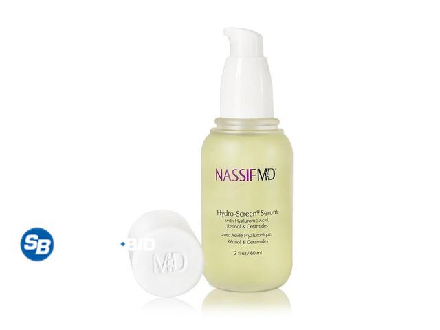 Lot 58-68620 - New NassifMD Hydro-Screen Hydration Serum | Surgeon-Created Hyaluronic Acid, Ceramides &amp; Retinol...